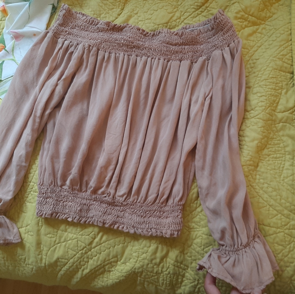 Wasabi + mint pink shirt